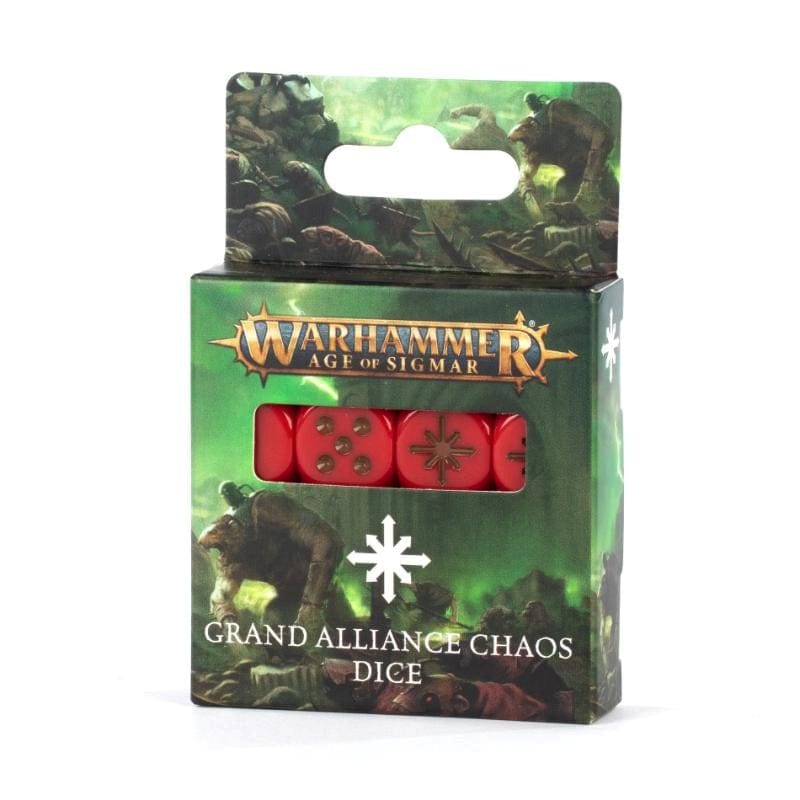Games Workshop Miniatures Age of Sigmar - Grand Alliance Chaos Dice