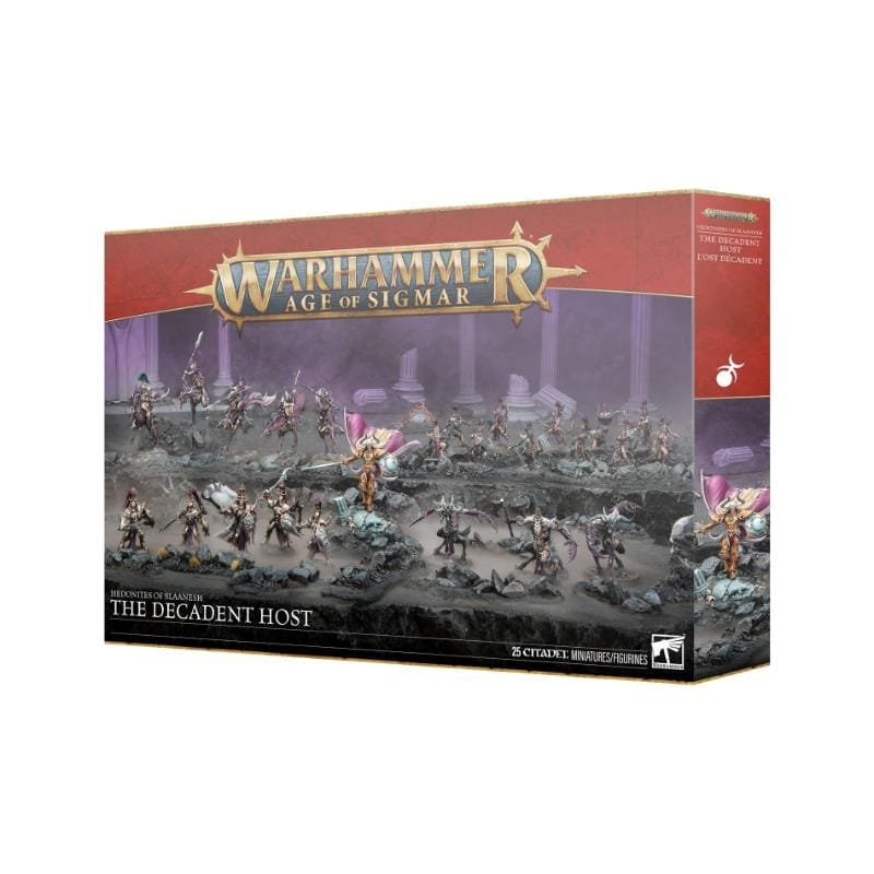 Games Workshop Miniatures Age of Sigmar - Hedonites of Slaanesh - Battleforce - The Decadent Host (Preorder - 04/07/2026 Release)