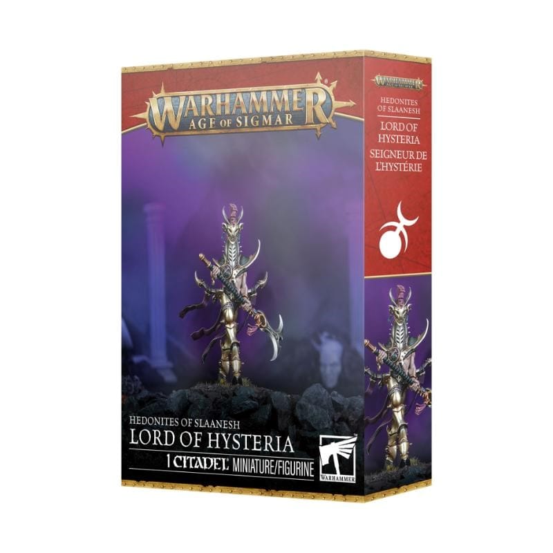 Games Workshop Miniatures Age of Sigmar - Hedonites of Slaanesh - Lord of Hysteria (Preorder - 04/07/2026 Release)