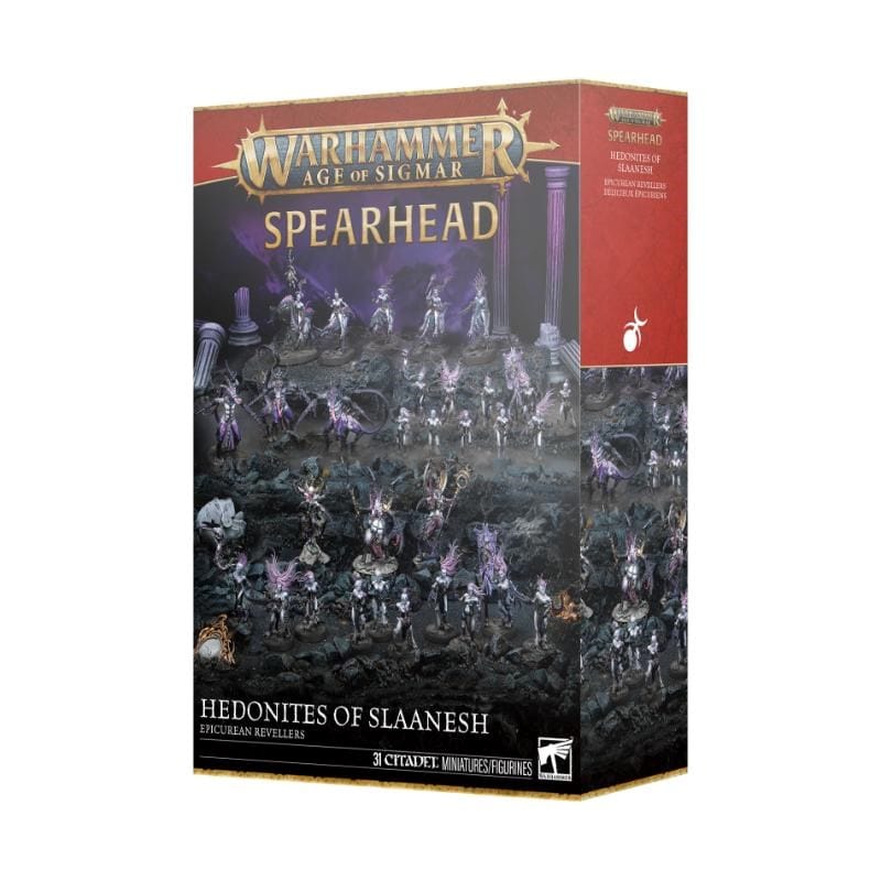 Games Workshop Miniatures Age of Sigmar - Hedonites of Slaanesh - Spearhead - Epicurean Revellers (Preorder - 04/07/2026 Release)