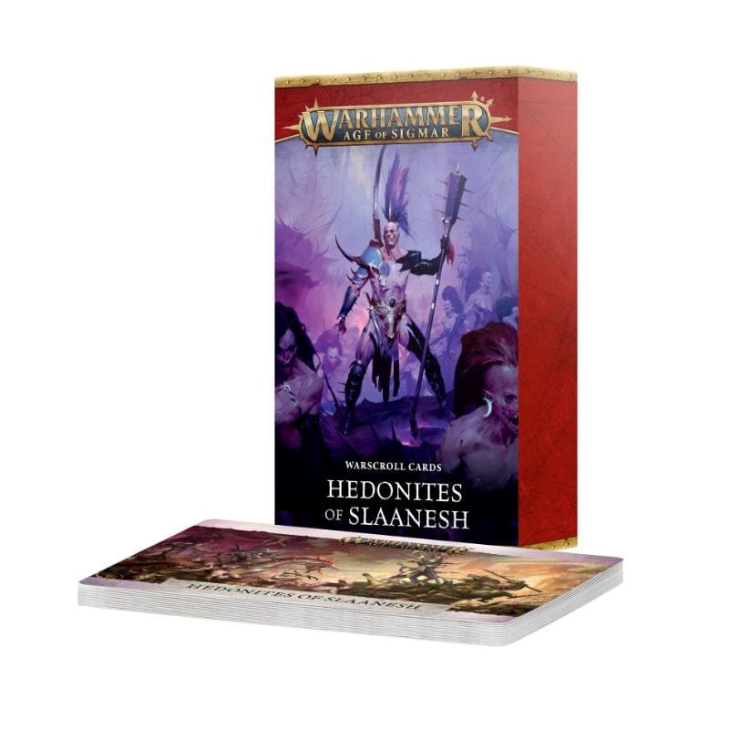 Games Workshop Miniatures Age of Sigmar - Hedonites of Slaanesh - Warscroll Cards (4th Ed) (Preorder - 04/07/2026 Release)