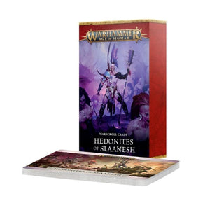 Games Workshop Miniatures Age of Sigmar - Hedonites of Slaanesh - Warscroll Cards (4th Ed) (Preorder - 04/07/2026 Release)