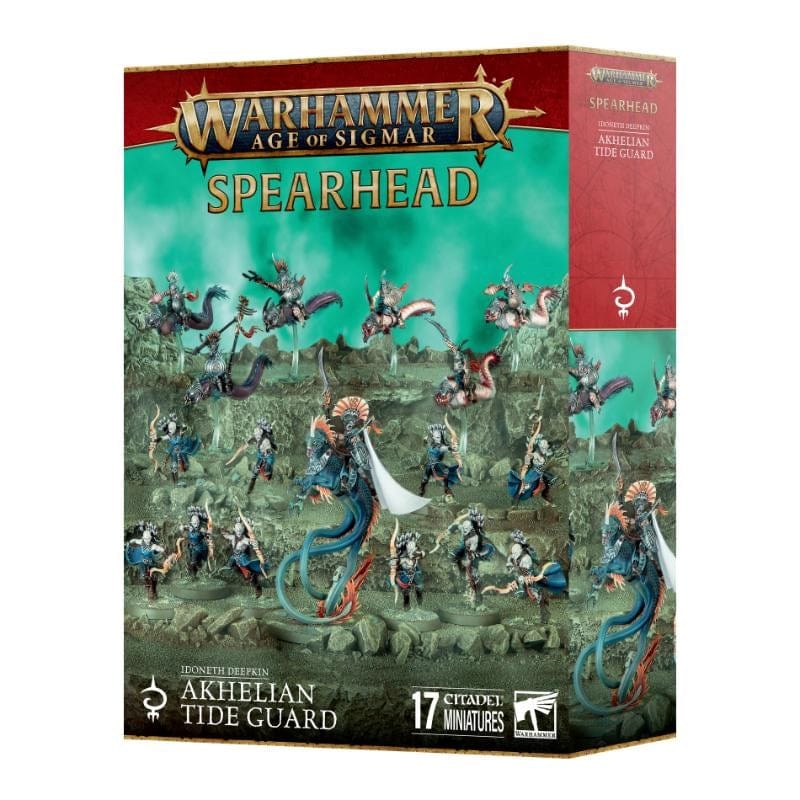 Games Workshop Miniatures Age of Sigmar - Idoneth Deepkin - Spearhead - Akhelian Tide Guard (Preorder - 19/07/2025 Release)