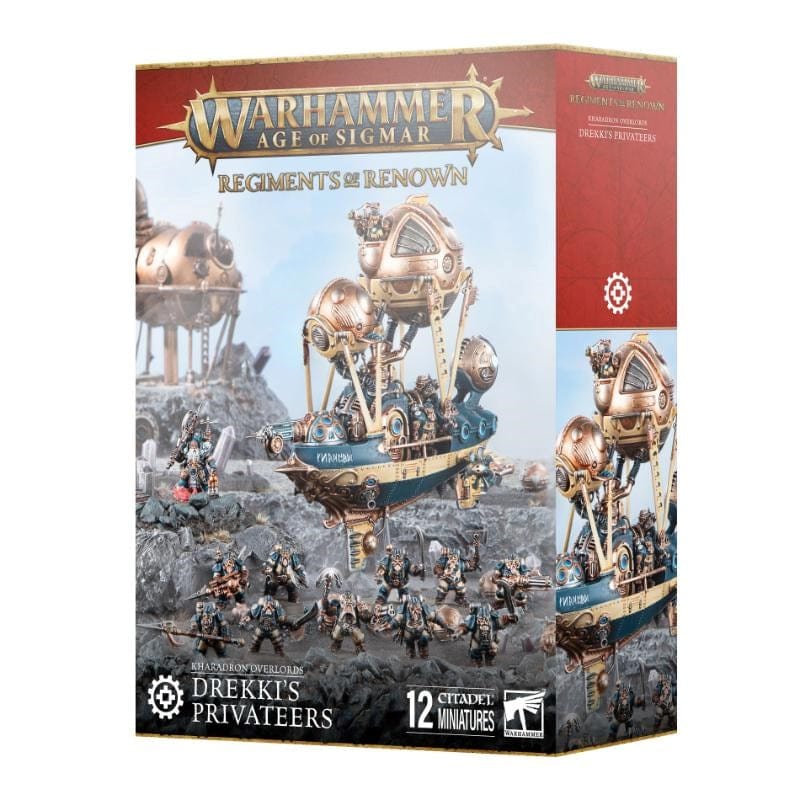 Games Workshop Miniatures Age of Sigmar - Kharadron Overlords - Drekki's Privateers (Preorder - 02/08/2025 Release)