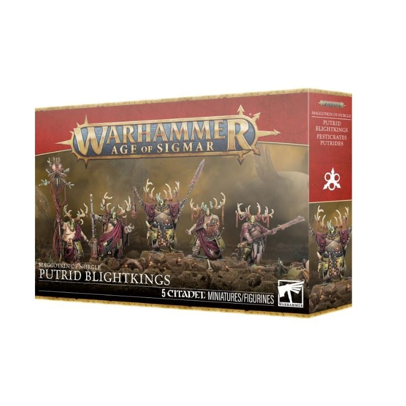 Games Workshop Miniatures Age of Sigmar - Maggotkin of Nurgle - Putrid Blightkings (Preorder - 17/01/2026 Release)