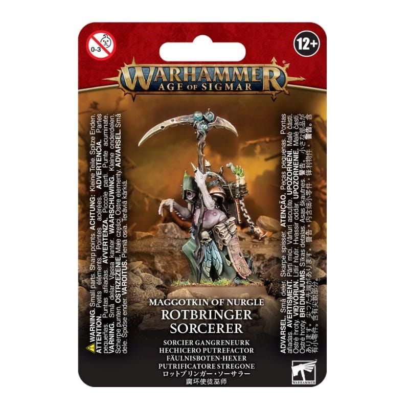 Games Workshop Miniatures Age of Sigmar - Maggotkin of Nurgle - Rotbringer Sorcerer