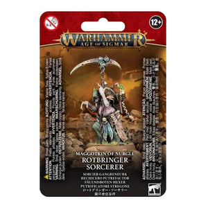 Games Workshop Miniatures Age of Sigmar - Maggotkin of Nurgle - Rotbringer Sorcerer