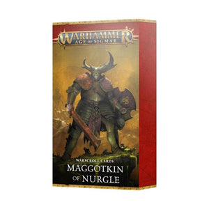 Games Workshop Miniatures Age of Sigmar - Maggotkin of Nurgle - Warscroll Cards (4th Edition) (Preorder - 17/01/2026 Release)