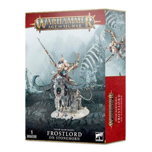 Games Workshop Miniatures Age of Sigmar - Ogor Mawtribes - Frostlord On Stonehorn