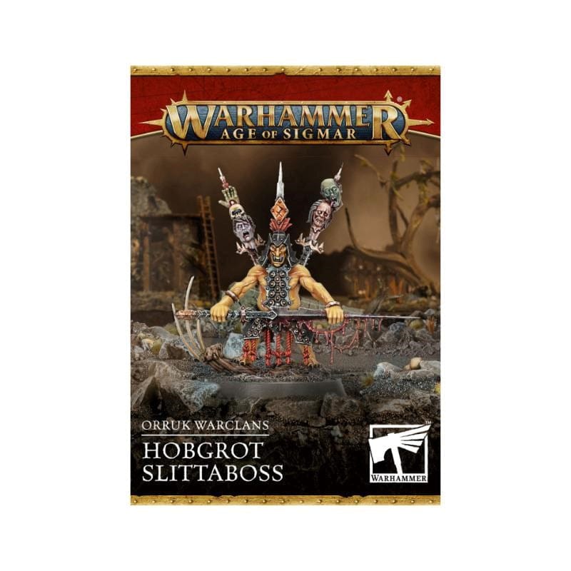 Games Workshop Miniatures Age of Sigmar - Orruk Warclans - Hobgrot Slittaboss (Preorder - 01/03/2025 Release)