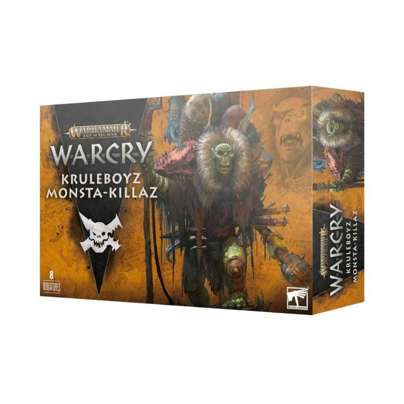 Games Workshop Miniatures Age Of Sigmar - Orruk Warclans - Kruleboyz Monsta-Killaz (21/10/2023 release)
