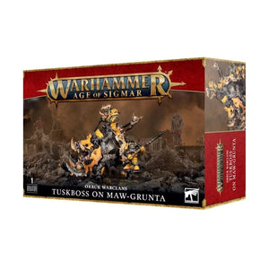 Games Workshop Miniatures Age of Sigmar - Orruk Warclans - Tuskboss on Maw-grunta (23/09 release)