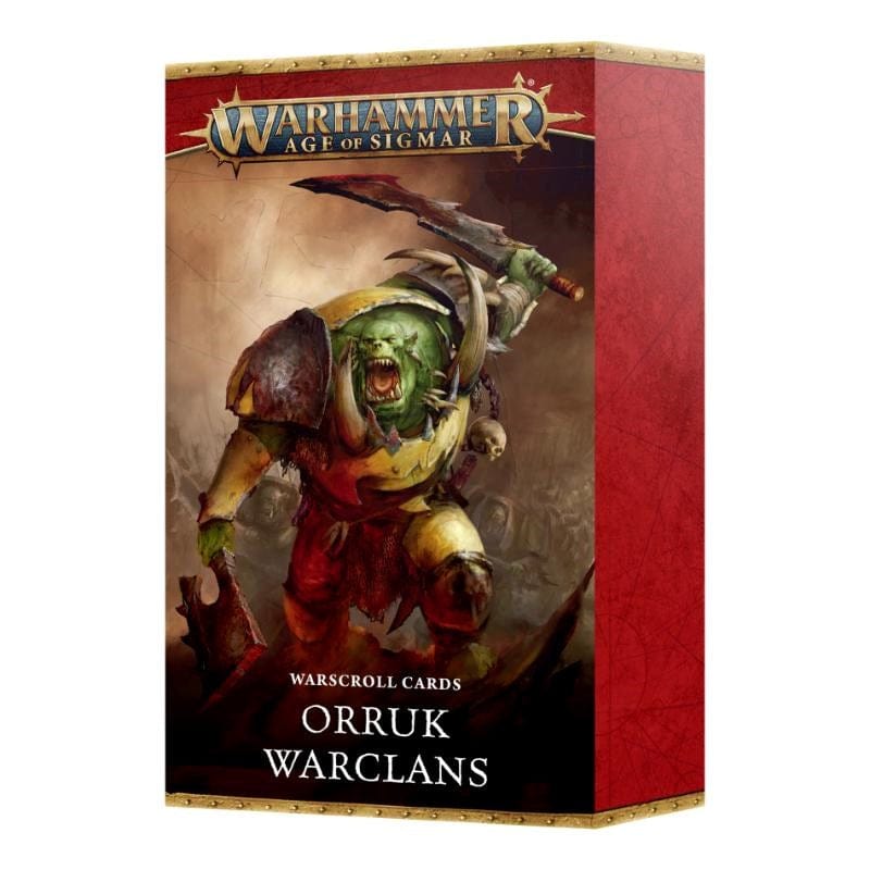Games Workshop Miniatures Age of Sigmar - Orruk Warclans - Warscroll Cards (Preorder - 01/03/2025 Release)