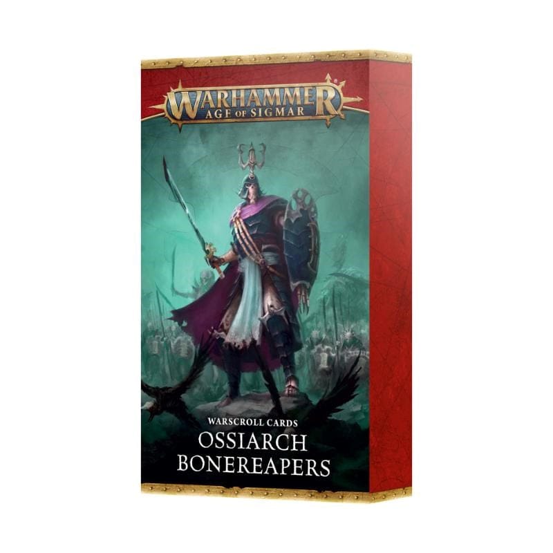 Games Workshop Miniatures Age of Sigmar - Ossiarch Bonereapers Warscroll Cards (4th Edition)