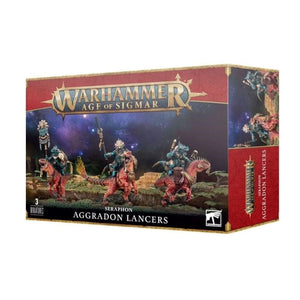 Games Workshop Miniatures Age Of Sigmar - Seraphon - Aggradon Lancers (03/06/2023 Release)