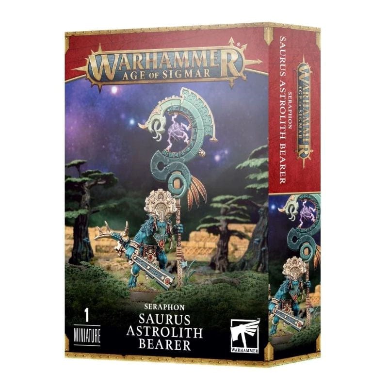 Games Workshop Miniatures Age Of Sigmar - Seraphon - Saurus Astrolith Bearer (03/06/2023 Release)