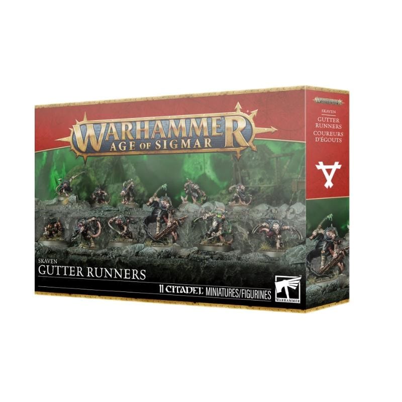 Games Workshop Miniatures Age of Sigmar - Skaven - Gutter Runners (Preorder - 04/07/2026 Release)