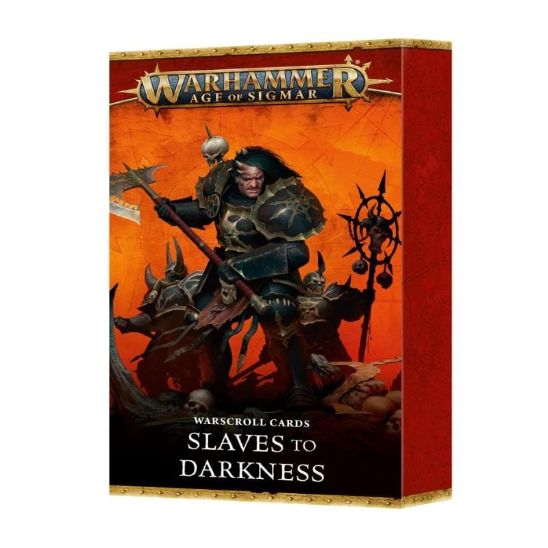 Games Workshop Miniatures Age of Sigmar - Slaves to Darkness - Warscroll Cards (2024) (Preorder - 07/12/2024 Release)