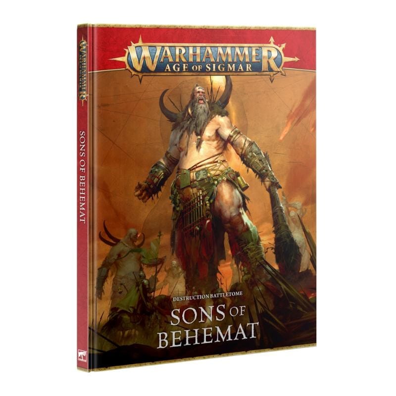 Games Workshop Miniatures Age of Sigmar - Sons of Behemat - Battletome (4th Ed) (Preorder from 12/09/2026 (26/09/2026 Release)
