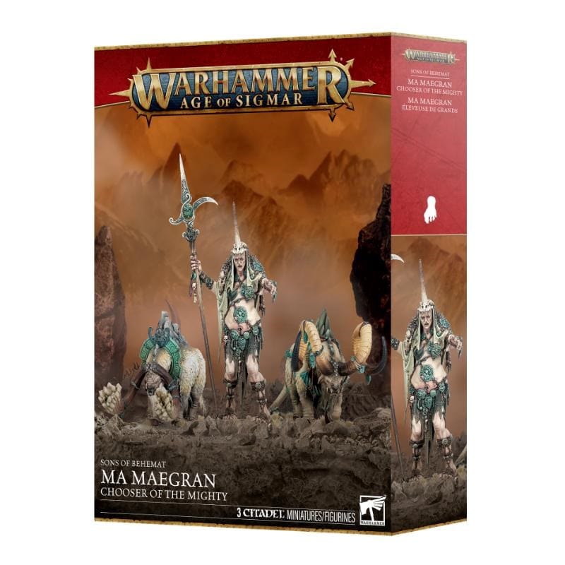 Games Workshop Miniatures Age of Sigmar - Sons of Behemat - Ma Maegran Chooser of the Mighty (Preorder from 12/09/2026 (26/09/2026 Release)