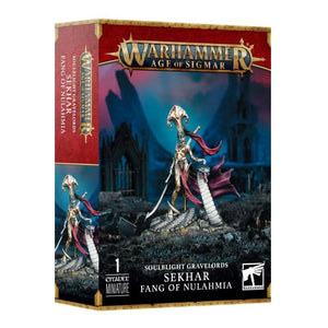 Games Workshop Miniatures Age of Sigmar - Soulblight Gravelords - Sekhar, Fang of Nulahmia (08/06/2024 release)