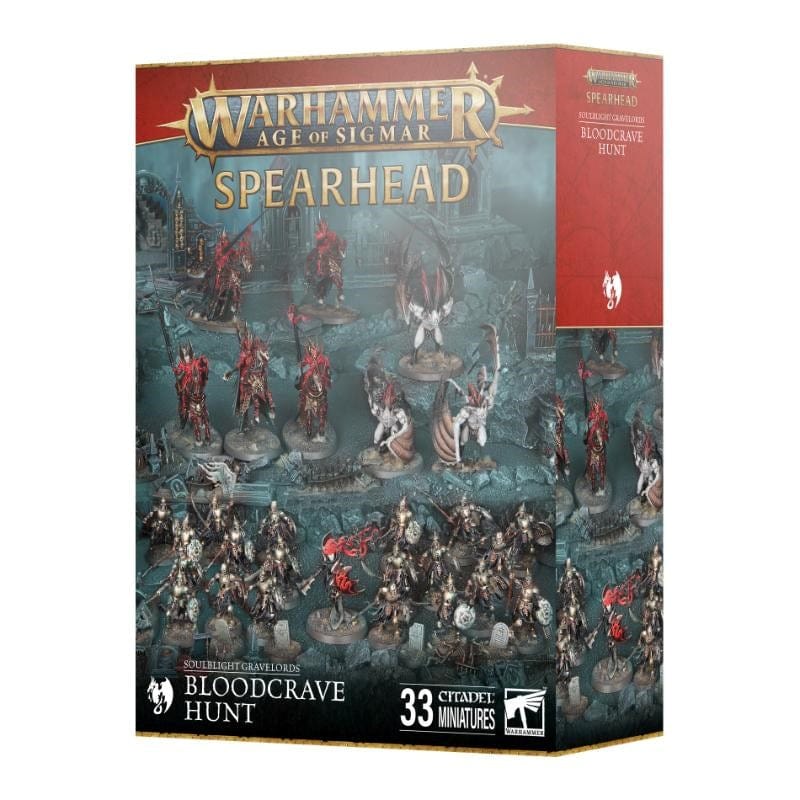 Games Workshop Miniatures Age Of Sigmar - Soulblight Gravelords - Spearhead - Bloodcrave Hunt (Preorder - 24/05/2025 Release)