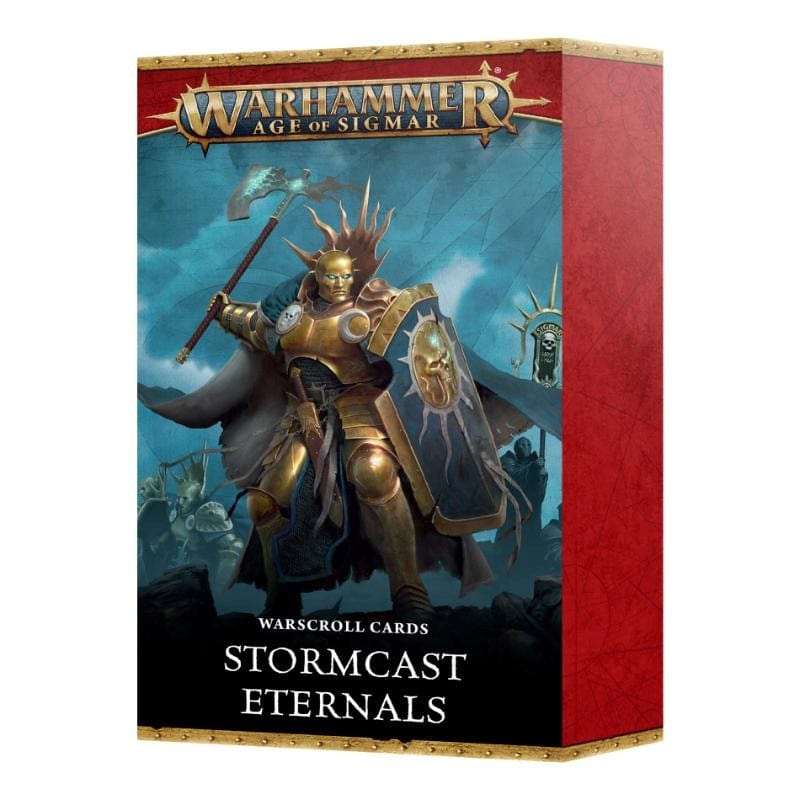 Games Workshop Miniatures Age of Sigmar - Stormcast Eternals - Warscroll Cards (2024) (Preorder - 26/10/2024 Release)