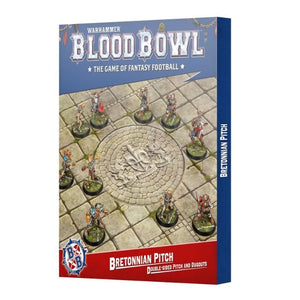 Games Workshop Miniatures Blood Bowl - Bretonnian Team - Pitch & Dugouts (Preorder - 15/11/2025 Release)