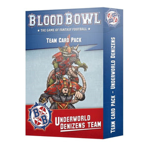 Games Workshop Miniatures Blood Bowl - Underworld Denizens Team Card Pack (08/07/2023 release)