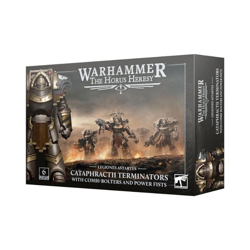 Games Workshop Miniatures Horus Heresy - Legiones Astartes - Cataphractii Terminators with Combi-bolters and Power Fists (Preorder - 28/02/2026 Release)