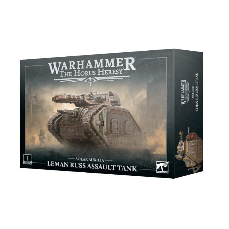 Games Workshop Miniatures Horus Heresy - Solar Auxilia - Leman Russ Assault Tank (20/04/24 release)