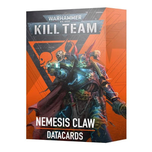 Games Workshop Miniatures Kill Team - Datacards - Nemesis Claw (2024) (Preorder - 05/10/2024 Release)