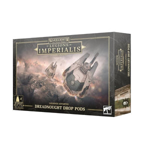 Games Workshop Miniatures Legions Imperialis - Legiones Astartes - Dreadnought Drop Pods (18/05/2024 Release)
