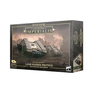Games Workshop Miniatures Legions Imperialis - Legiones Astartes - Land Raider Proteus Explorator Squadron (Preorder - 13/04/24 Release)