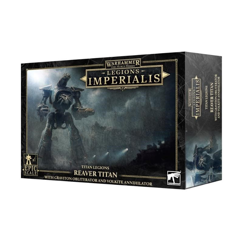 Games Workshop Miniatures Legions Imperialis - Reaver Titan with Graviton Obliterator and Volkite Annihilator (Preorder - 01/08/2026 Release)