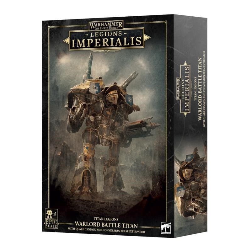 Games Workshop Miniatures Legions Imperialis - Warlord Titan with Quake Cannon and Conversion Beam Extirpator (Preorder - 01/08/2026 Release)