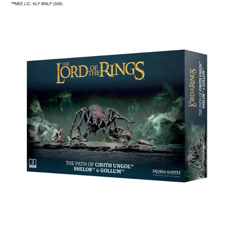 Games Workshop Miniatures Middle Earth - The Path Of Cirith Ungol - Shelob & Gollum (Preorder - 31/01/2026 Release)