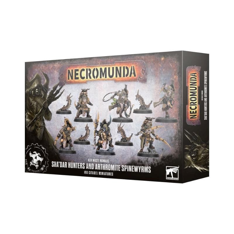 Games Workshop Miniatures Necromunda - Ash Waste Nomads - Sha'Dar Hunters & Arthromite Spinewyrms (Preorder - 19/04/2025 Release)