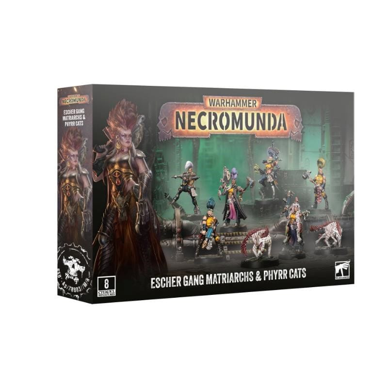 Games Workshop Miniatures Necromunda - Escher - Gang Matriarchs & Phyrr Cats (Preorder - 19/09/2026 Release)