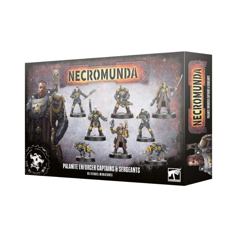 Games Workshop Miniatures Necromunda - Palanite Enforcer Captains & Sergeants (Preorder - 27/09/2025 Release)
