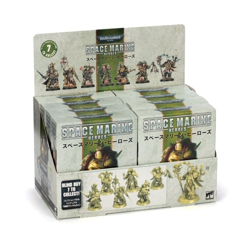 Games Workshop Miniatures Space Marine Heroes - Series 5 - Death Guard  Display (10/06/2023 release)