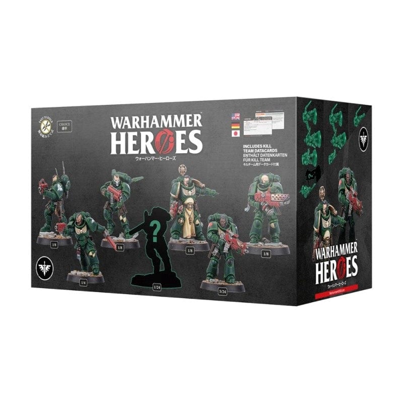 Games Workshop Miniatures Space Marines Heroes - Dark Angels Blind Box Display (8) (September 2025 Release)