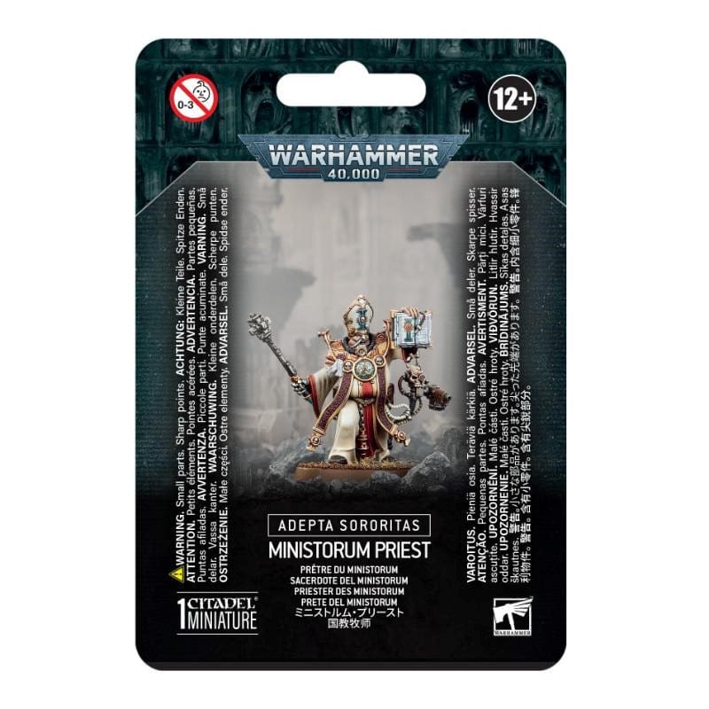 Games Workshop Miniatures Warhammer 40K - Adepta Sororitas - Ministorum Priest (Preorder - 24/08/2024 release)