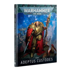 Games Workshop Miniatures Warhammer 40K - Adeptus Custodes - Codex (10th Ed) (27/04/2024 release)