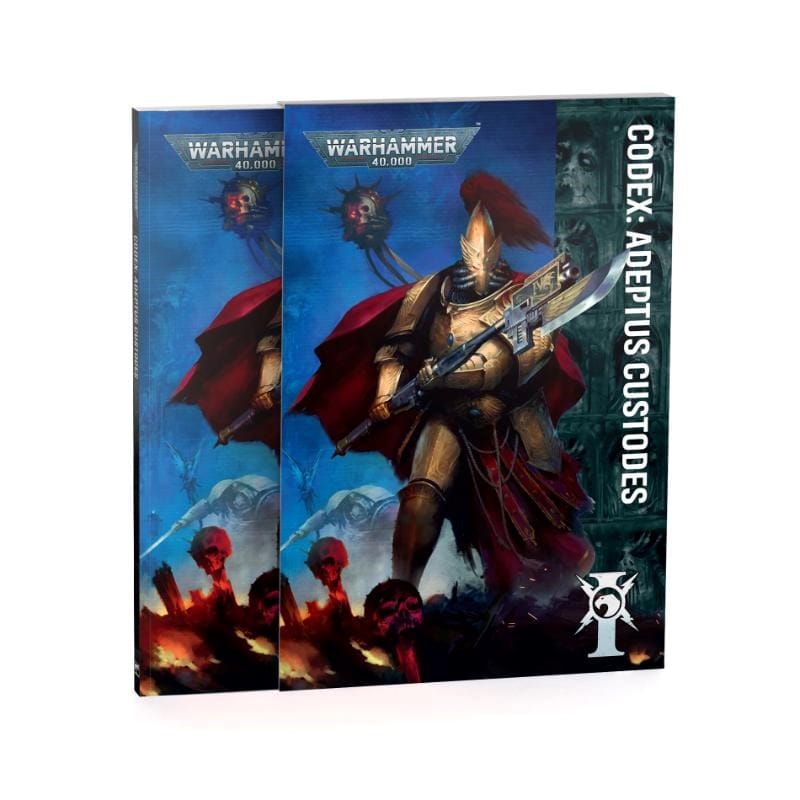 Games Workshop Miniatures Warhammer 40k - Adeptus Custodes - Codex (11th Ed) (Preorder - 17/10/2026 Release)
