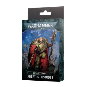 Games Workshop Miniatures Warhammer 40K - Adeptus Custodes - Datasheet Cards (27/04/2024 release)