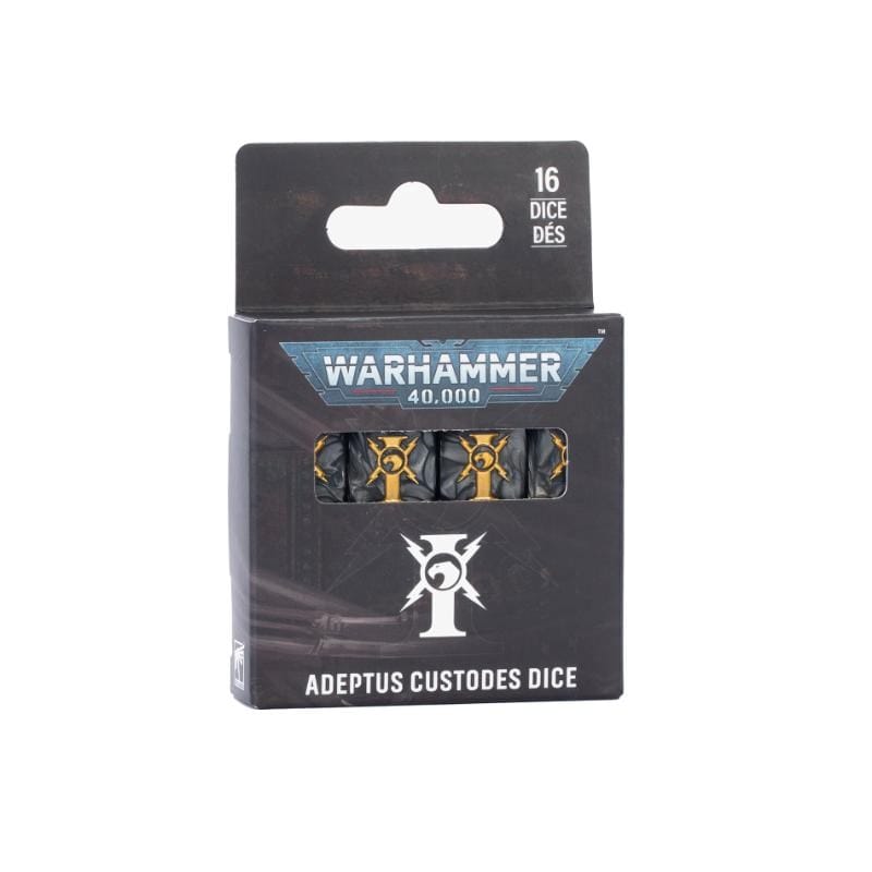 Games Workshop Miniatures Warhammer 40k - Adeptus Custodes - Dice (Preorder - 17/10/2026 Release)