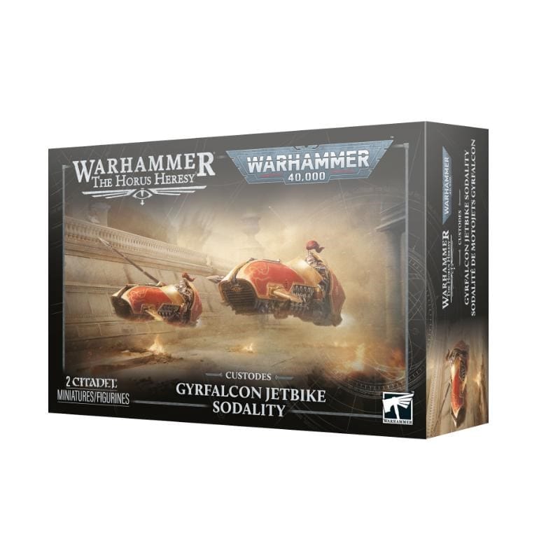 Games Workshop Miniatures Warhammer 40k - Adeptus Custodes - Gyrfalcon Jetbike Sodality (Preorder - 17/10/2026 Release)