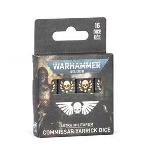 Games Workshop Miniatures Warhammer 40k - Astra Militarum - Commissar Yarrick Dice (Preorder - 09/05/2026 Release)