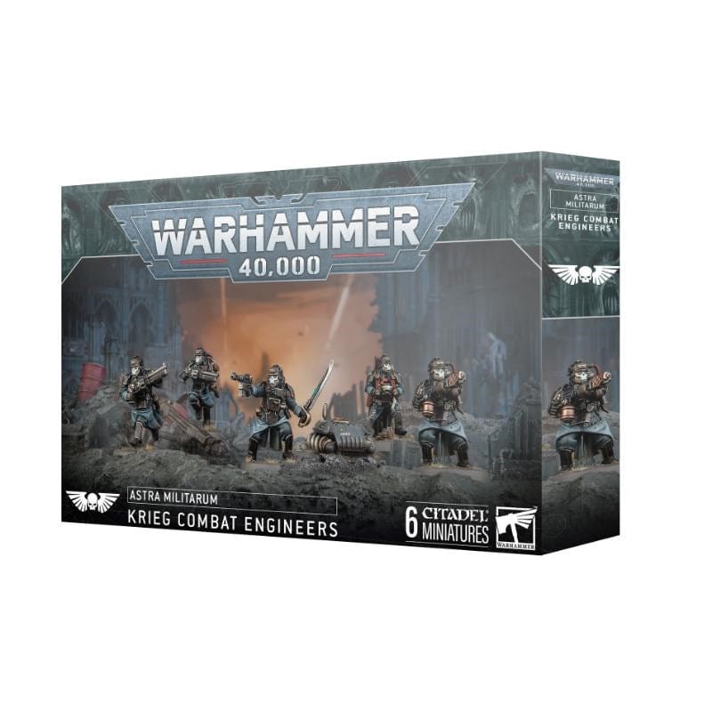 Games Workshop Miniatures Warhammer 40k - Astra Militarum - Krieg Combat Engineers (Preorder - 22/02/2025 Release)